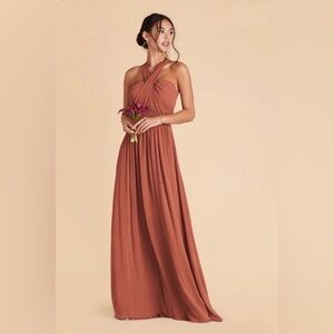 NWT Birdy Grey Grace Convertible Dress in Chiffon Desert Rose